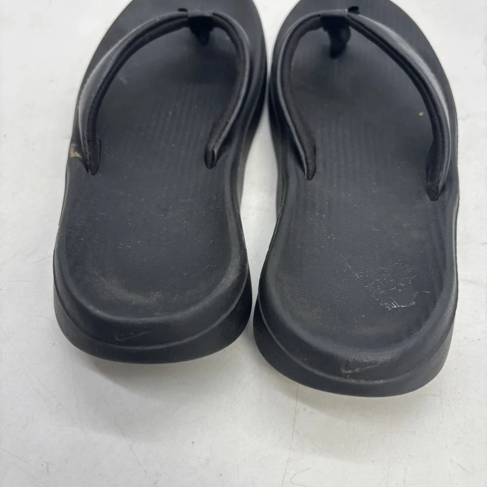 Nike Comfort Slides Womens 7 Black Slip On Sandals Comfortbed Flip Flops